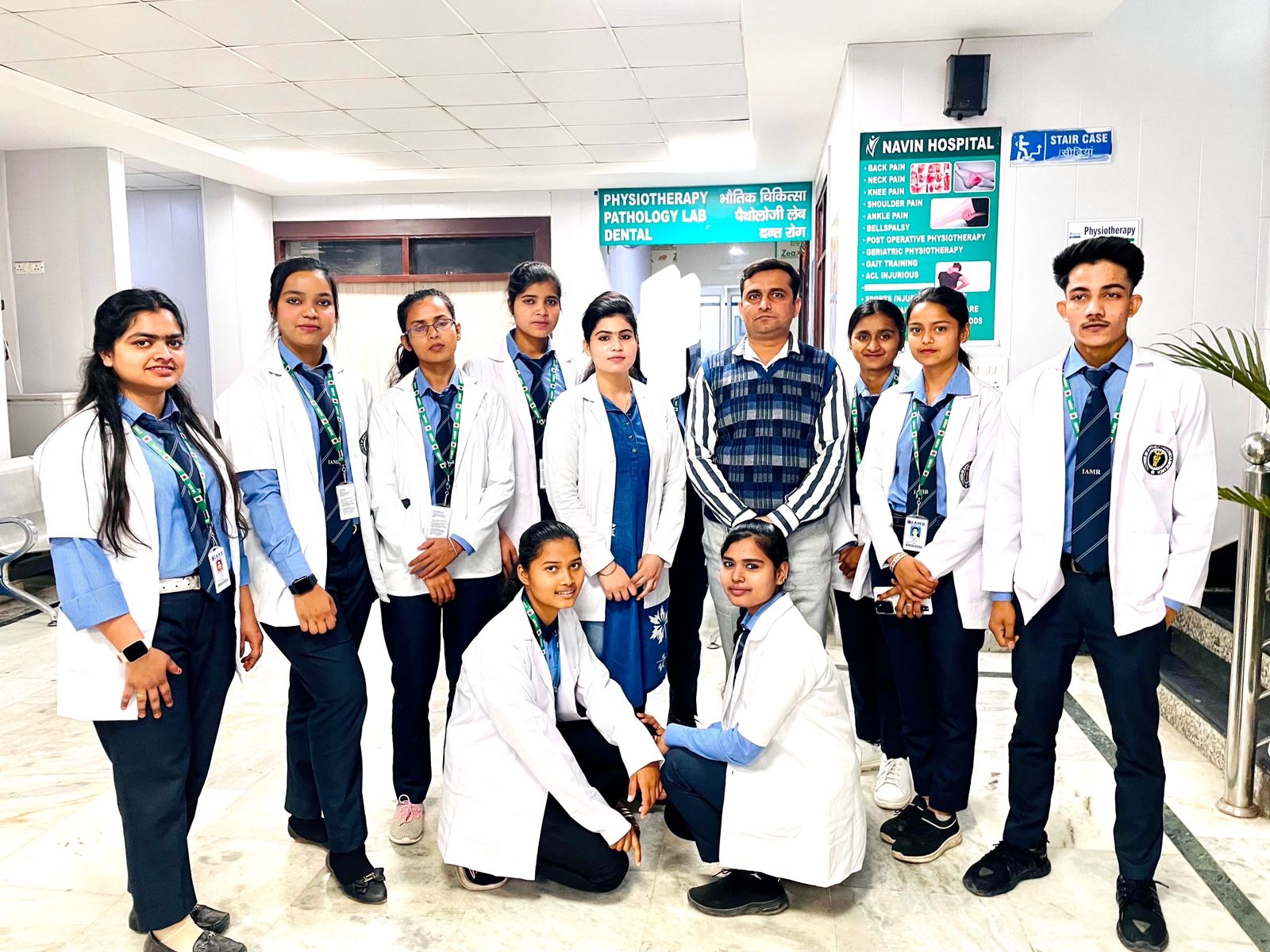 Navin Hospital Visit of Physiotherapy First-year students.