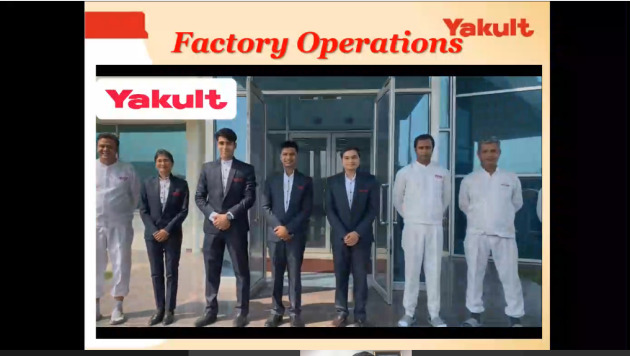 Webinar-cum-Virtual Industrial Visit in association with Yakult Danone India Pvt Ltd